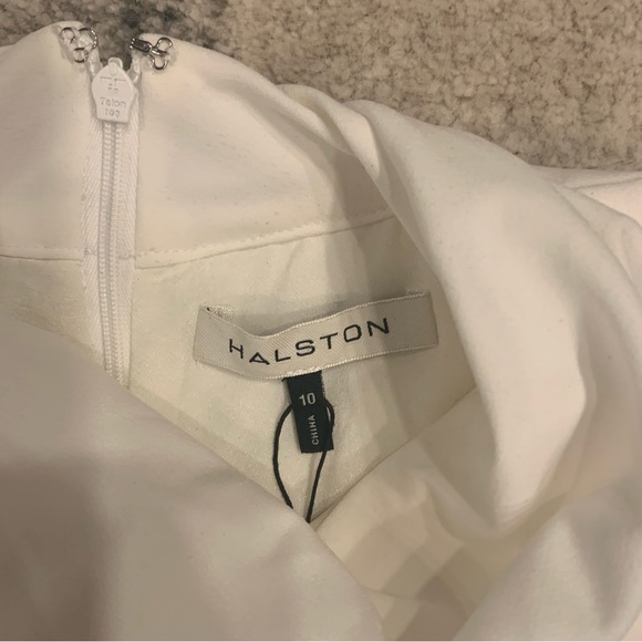 Brand New Halston Midi Dress Size 10 - Picture 4 of 5